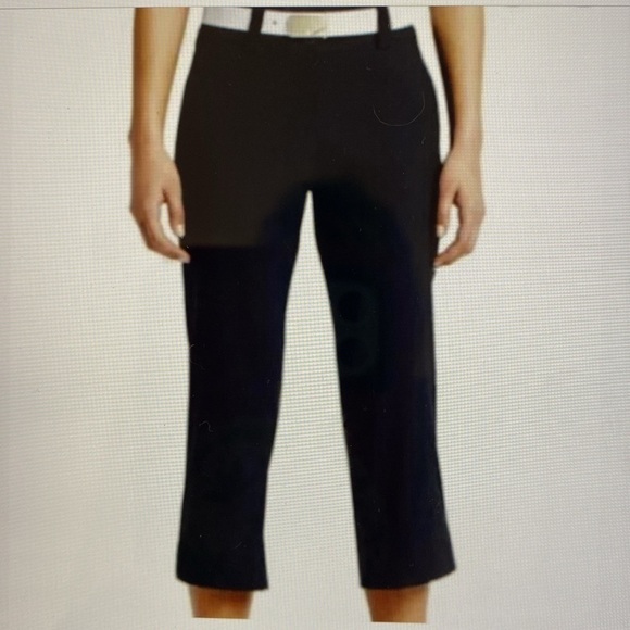 Nike Golf Women’s capri Dri Fit Tour Performance Pants Cropped charcoal Size 10 - Picture 2 of 12